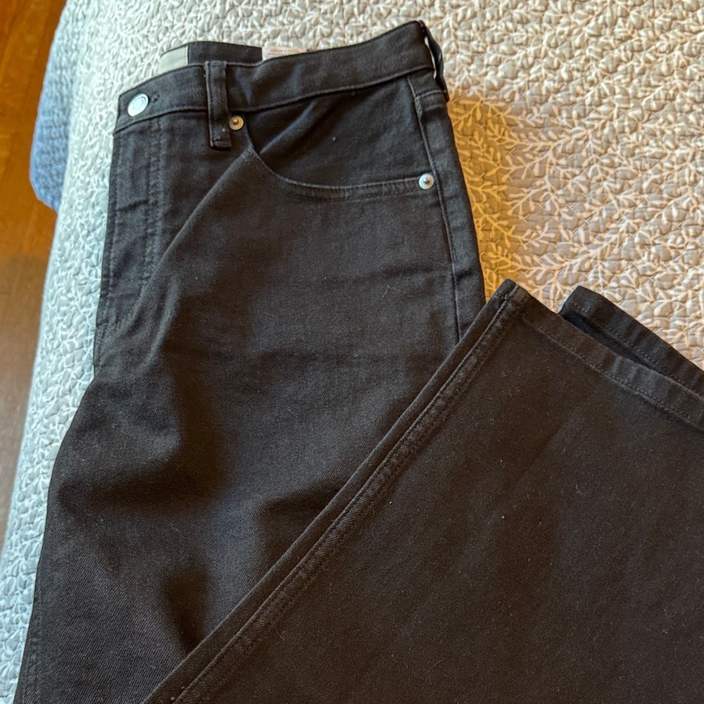 NWT Everlane wide leg black women’s jeans size 29
